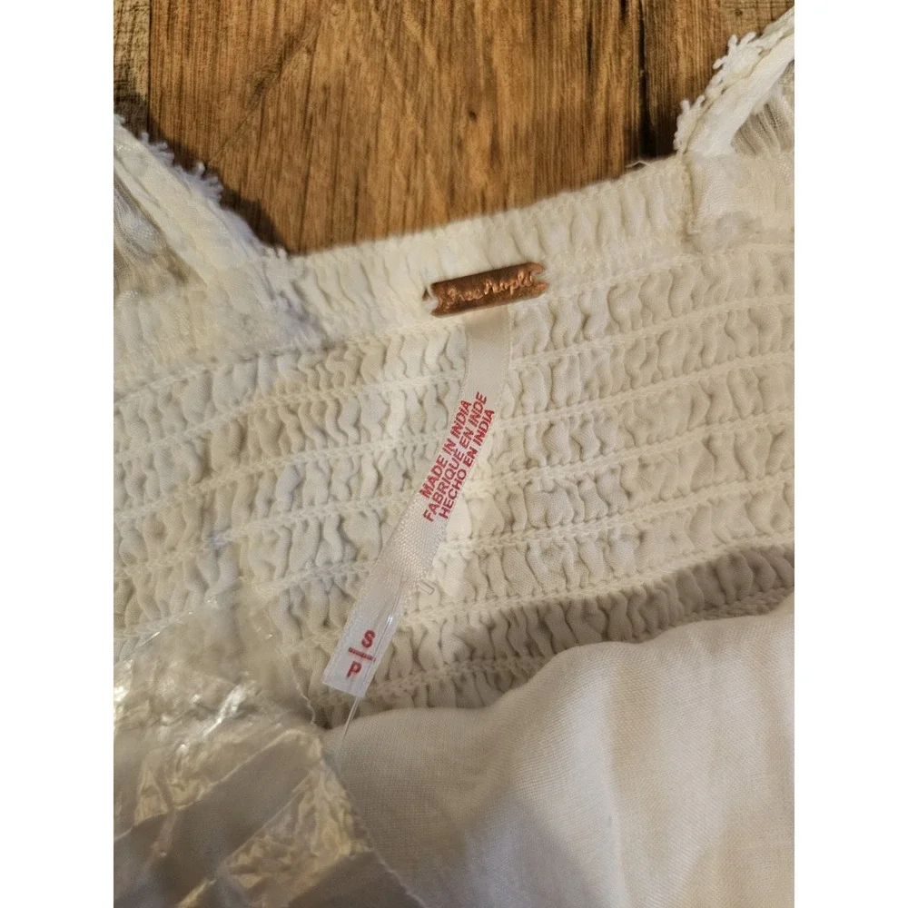 Free People Bohemian Ethereal Cottage Sweet Dreams Mini Dress Women's S NWT